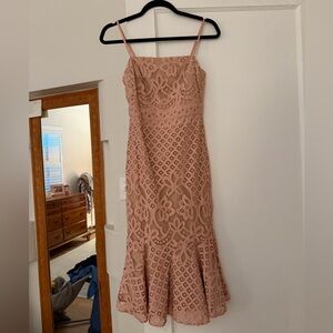 Lulu’s Pink Midi Dress